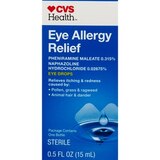 CVS Health Eye Allergy Relief Eye Drops, 0.5 fl oz, thumbnail image 1 of 7