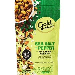 Gold Emblem Sea Salt & Pepper Pistachio Kernels, 5 oz