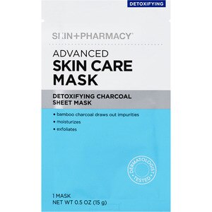 Skin+Pharmacy Detoxifying Charcoal Sheet Mask
