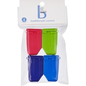 Just The Basics Toothbrush Covers, 4 CT