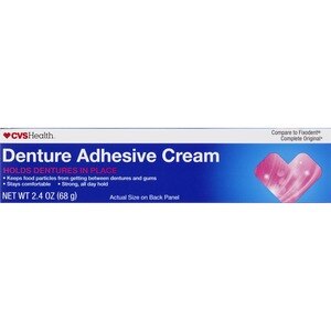 CVS Health Denture Adhesive Cream, 2.4 OZ