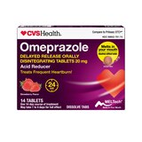 CVS Health Omeprazole Delayed Release Acid Reducer Disintegrating Tablets, thumbnail image 1 of 9