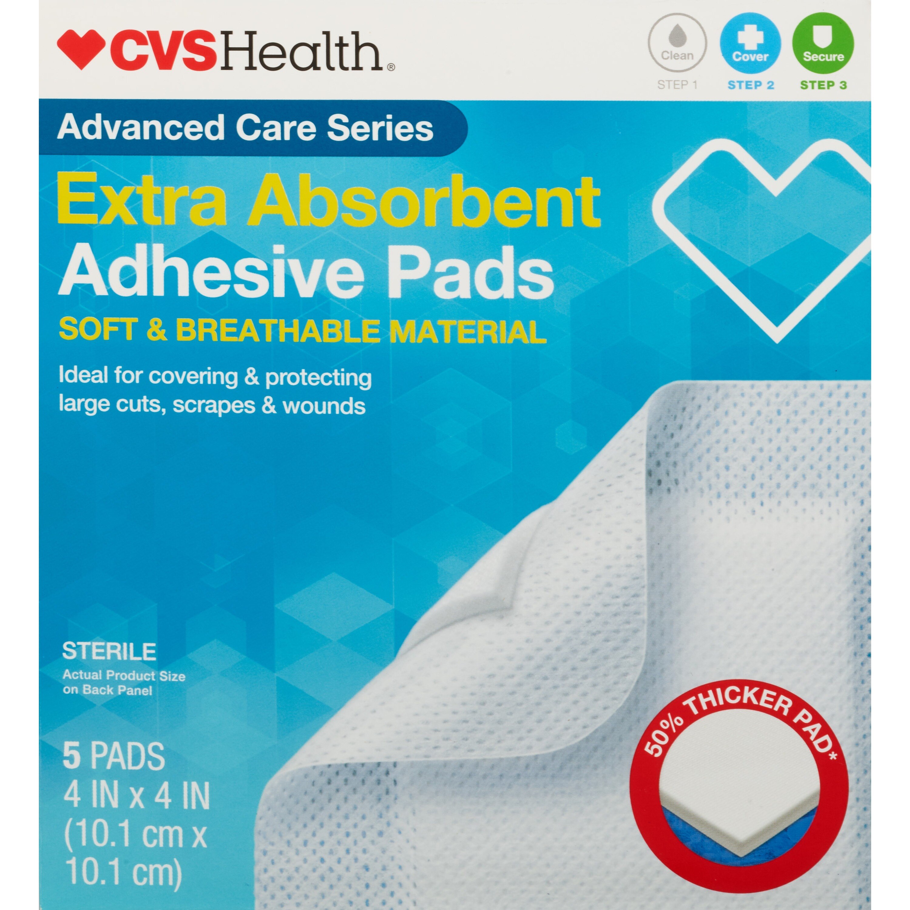 CVS Health Extra Absorbent Adhesive Pads