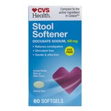 CVS Health Stool Softener Dye-Free Softgels, thumbnail image 1 of 5