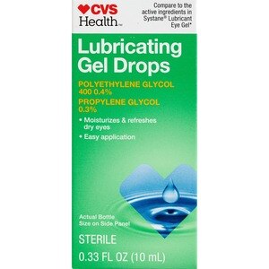 CVS Health Lubricating Gel Drops, 0.33 FL OZ