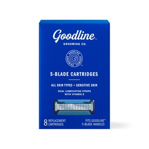 Goodline Grooming Co. Men's 5-Blade Razor Blade Refills