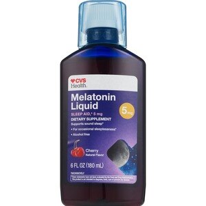 CVS Health Melatonin Liquid, 6 FL OZ