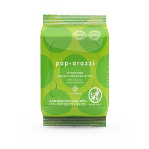 Pop-arazzi Hydrating Cucumber Cleansing Wipes, 25CT