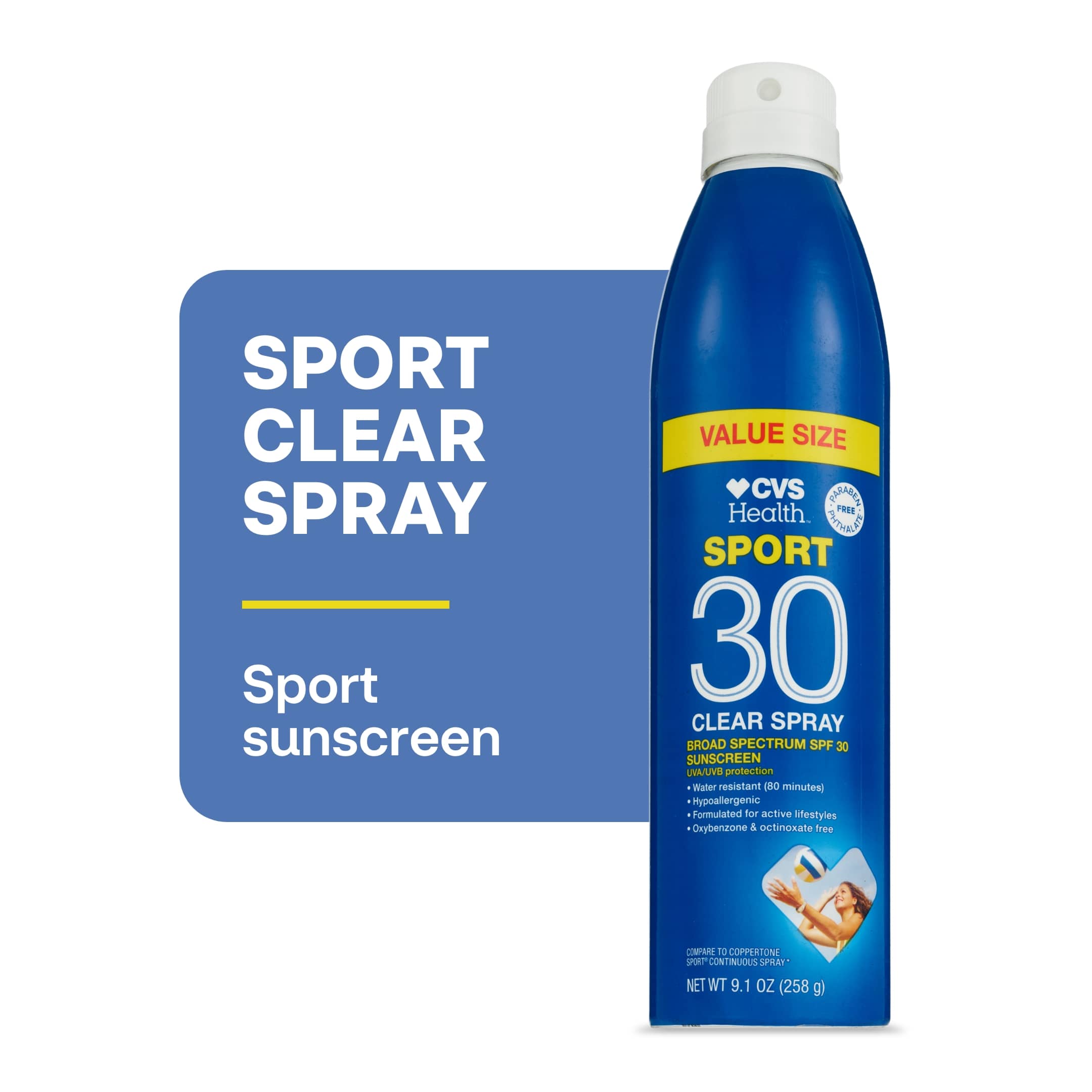 CVS Pharmacy Sport Sunblock Continuous Spray SPF 30