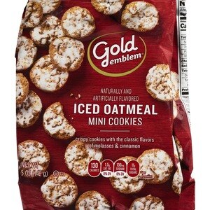 Gold Emblem Iced Oatmeal Mini Cookies, 5 oz