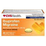 CVS Health Ibuprofen Migraine 200 MG Softgels, thumbnail image 1 of 5