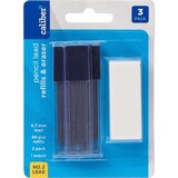 Caliber No. 2 Pencil Lead Refills & Eraser, 90 pcs, thumbnail image 1 of 2