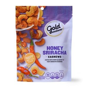 Gold Emblem Honey Sriracha Cashews, 8 oz