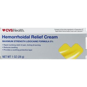 CVS Health Maximum Strength Hemorrhoidal Relief Cream