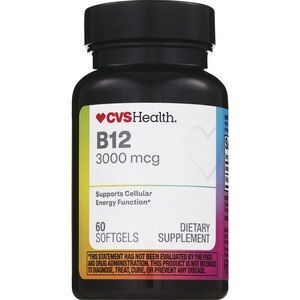 CVS Health Vitamin B-12 Softgels, 60 CT