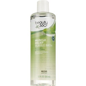 Beauty 360 Muscle Relief Bubble Bath, 12 OZ