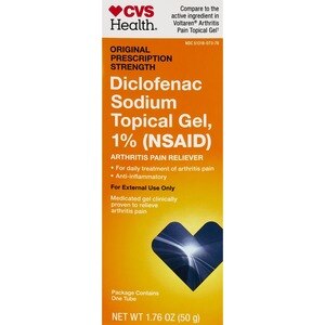 CVS Health Arthritis Pain Relief Diclofenac Sodium Topical Gel 1%, 5.29 OZ