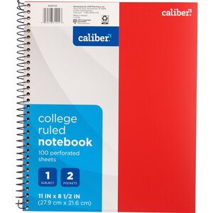 Caliber 1 Subject Notebook