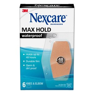NexCare Max Hold Waterproof Knee and Elbow