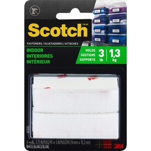 Scotch Multi-Purpose Fasteners, White