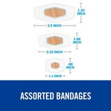Nexcare Clear Waterproof Bandages, Assorted Sizes, 50 CT, thumbnail image 3 of 9