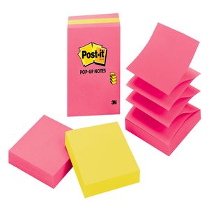 Post-it Pop up Notes, 3 PK, 100 EA