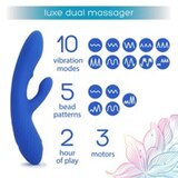 plusOne Luxe Dual Vibrating Massager, thumbnail image 5 of 6