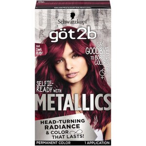 Got2b Metallic Permanent Hair Color, 4.6 OZ