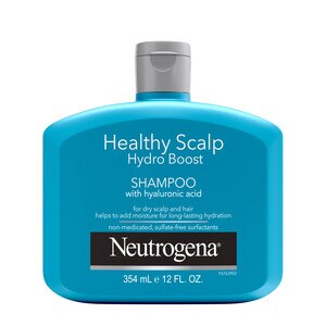 Neutrogena Moisturizing Healthy Scalp Hydro Boost Shampoo for Dry Hair with Hydrating Hyaluronic Acid, 12 OZ