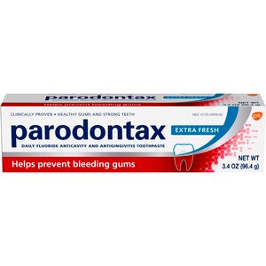 Paradontax Daily Fluoride Anticavity and Antigingivitis Toothpaste to Help Prevent Bleeding Gums