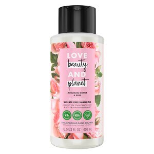 Love Beauty And Planet Murumuru Butter & Rose Blooming Color Shampoo, 13.5 OZ