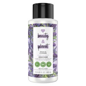 Love Beauty & Planet Smooth and Serene Argan Oil & Lavender Conditioner, 13.5 OZ