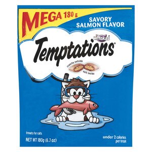 Temptations Classic Treats for Cats, Savory Salmon, 6.3oz