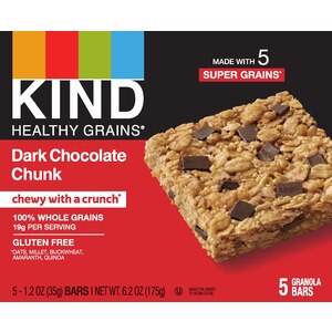 KIND Snacks Granola Bar, Dark Chocolate, 5ct