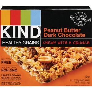 KIND Snacks Granola Bar, Peanut Butter Dark Chocolate, 5ct