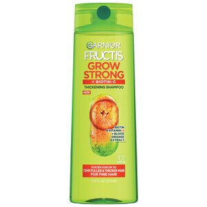 Garnier Fructis Grow Strong Thickening Shampoo, for Thin, Fine Hair, 12.5 OZ