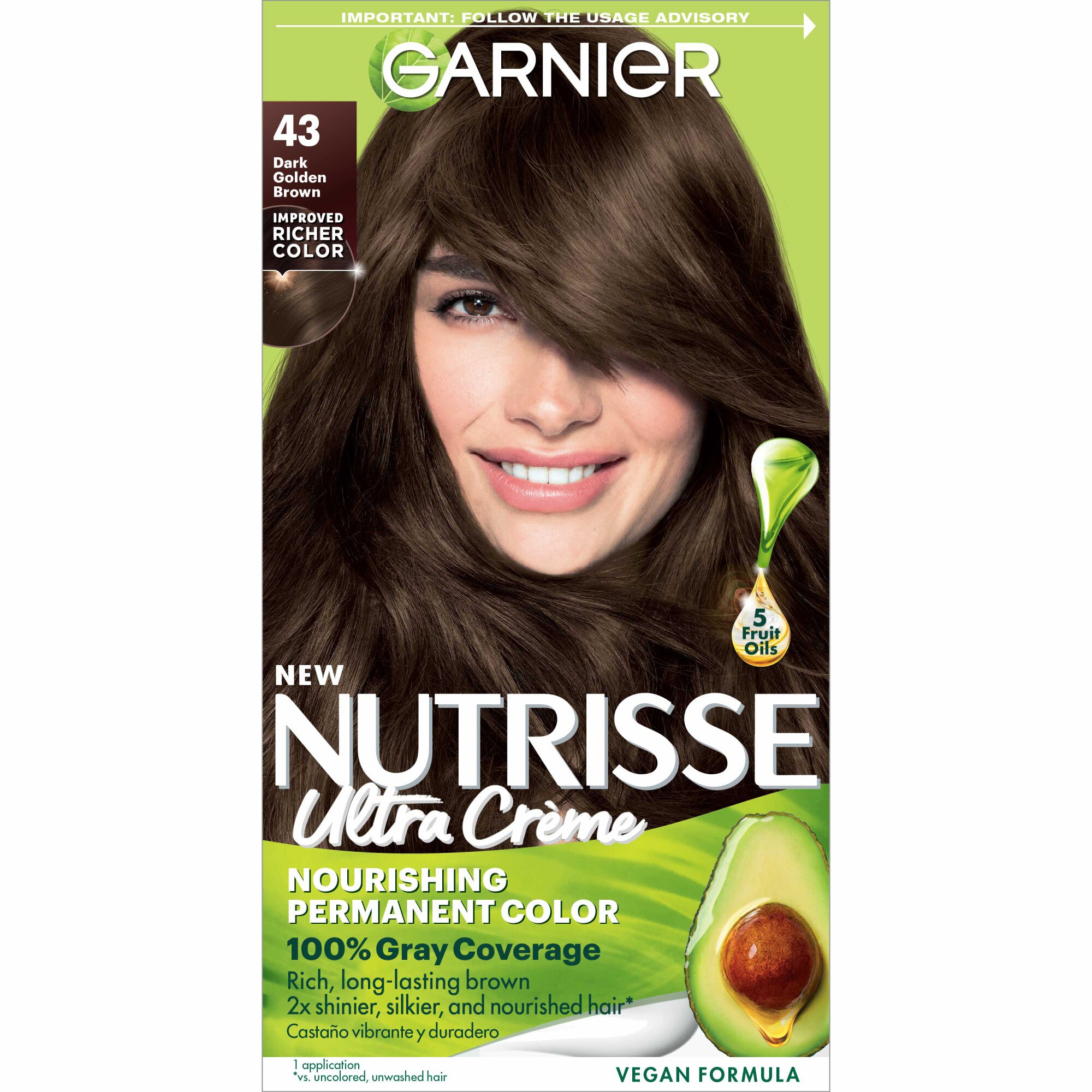 Garnier Nutrisse Nourishing Permanent Hair Color Creme