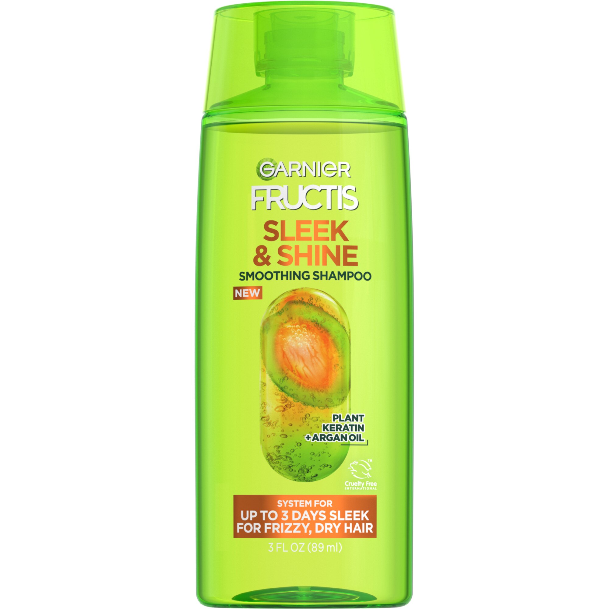 Garnier Fructis Sleek & Shine Trial Size Shampoo, 3 OZ