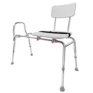 Eagle Health Supplies Sliding Transfer Bench with Cut-Out Seat