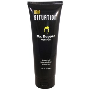 Hair Situation Mr. Dapper Matte Gel, Strong Hold, 6 OZ