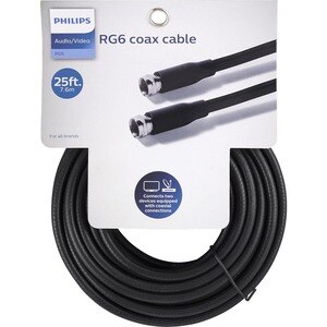 GE Coax Cable RG6, 25 ft