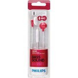 Philips In-Ear Earbud Headphones with Mic, Pink, thumbnail image 1 of 2