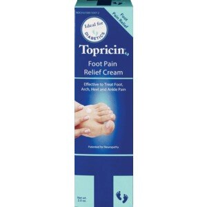 Topricin Foot Pain Relief Cream, 2 OZ