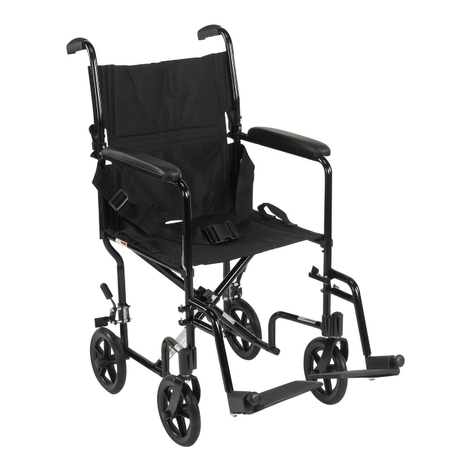 McKesson Lightweight Transport Chair, 19 Inch Seat Width, 300 lbs. Weight Capacity