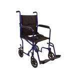 McKesson Lightweight Transport Chair, 19 Inch Seat Width, 300 lbs. Weight Capacity, thumbnail image 2 of 6