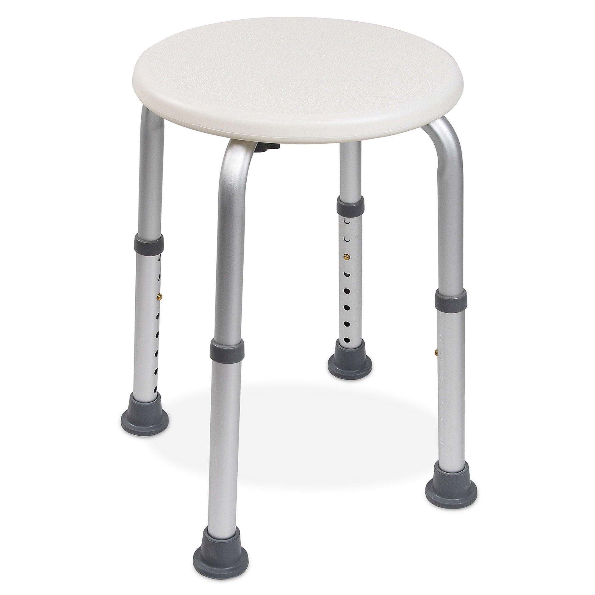 McKesson Shower Stool, 13 Inch Seat Width, 300 lbs. Weight Capacity, White