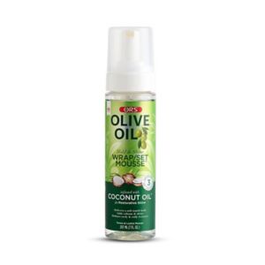 ORS Olive Oil Hold & Shine Wrap Set Mousse, 7 OZ