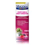 Mucinex Children's Stuffy Nose & Chest Congestion Relief Liquid, Very Berry, 4 OZ, thumbnail image 1 of 1