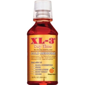 XL-3 Night Time Cold Medicine, Non-Drowsy Cold & Flu Relief