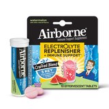 Airborne Electrolyte Replenisher Effervescent Tablets, 10 CT, Watermelon, thumbnail image 1 of 7